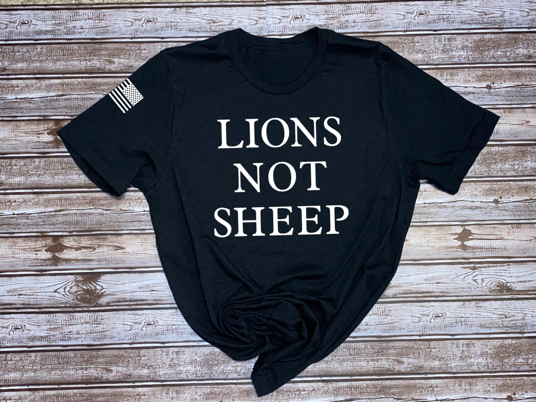 Lions Not Sheep ~ Ladies SLIM FIT T-shirt
