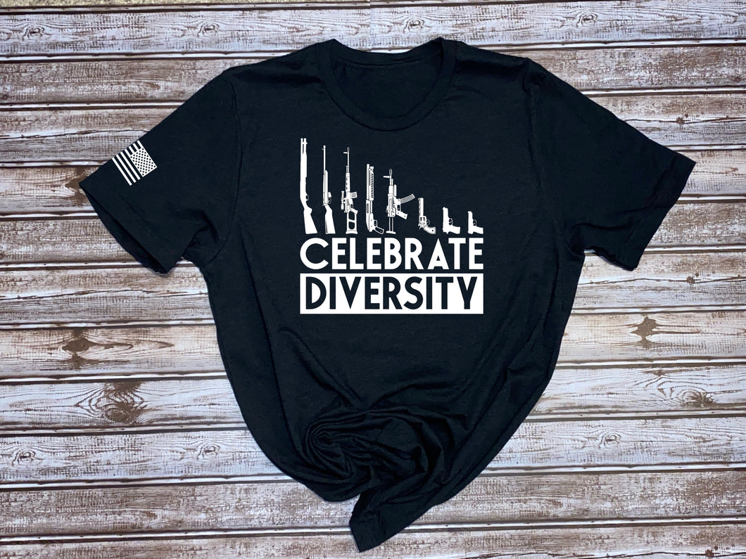 Celebrate Diversity  ~  Ladies T-shirt